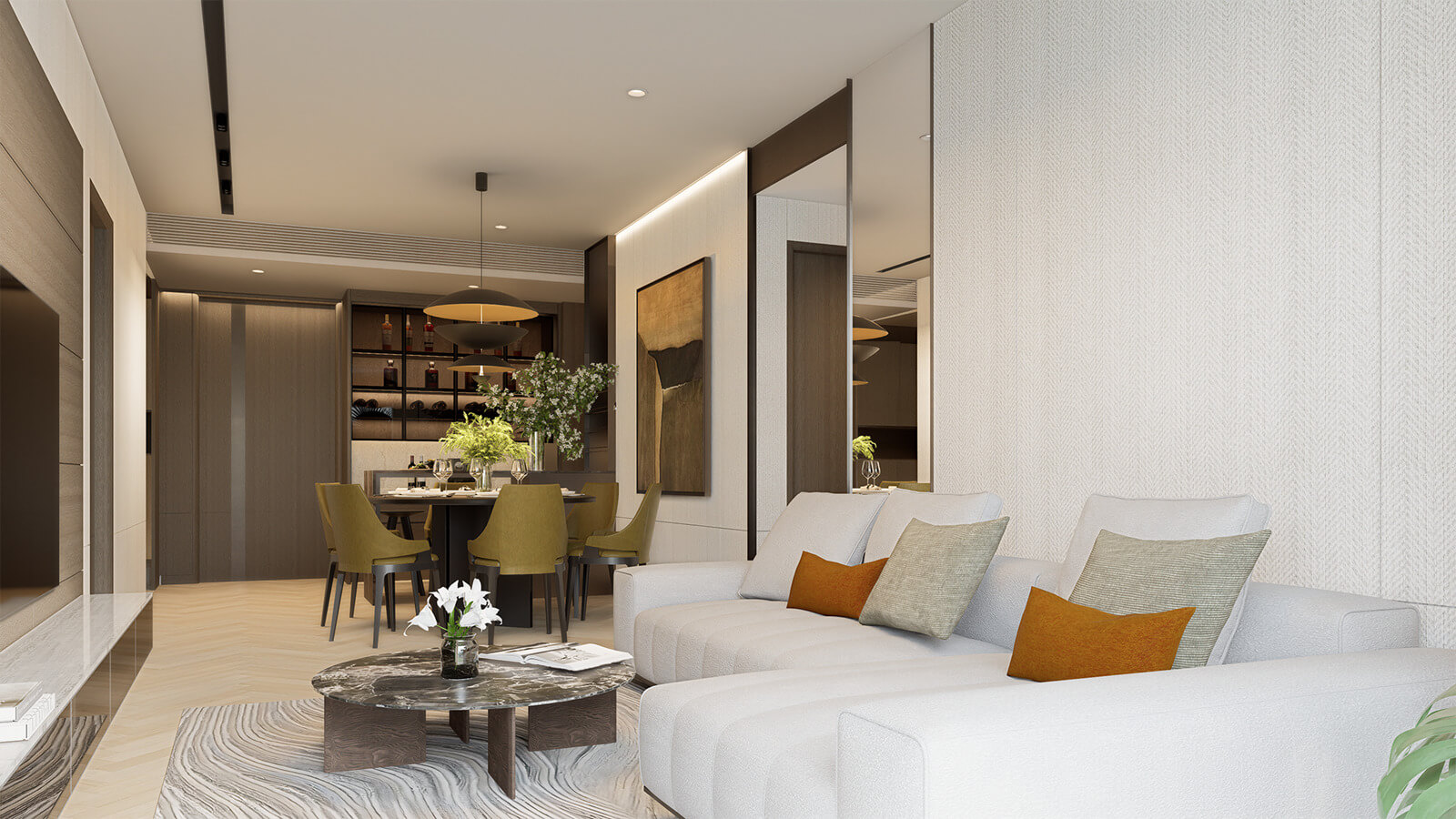 Căn hộ 3 phòng ngủ Sunshine River Park Ciputra