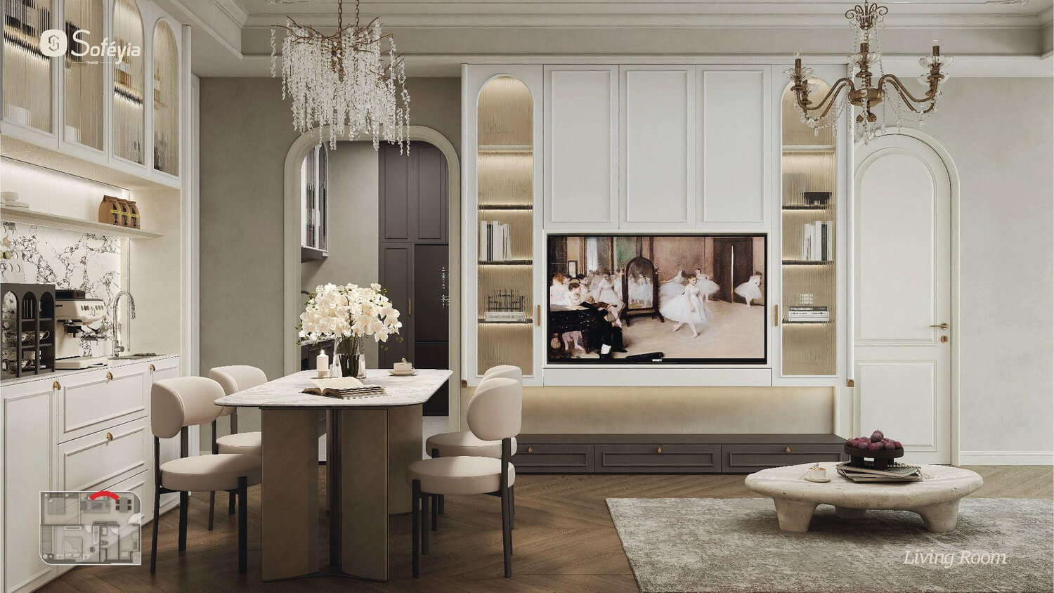 nội thất căn hộ sunshine river park ciputra