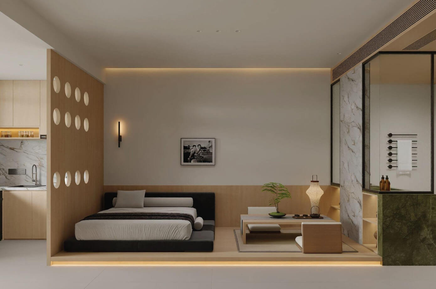 nội thất căn hộ sunshine River Park Ciputra