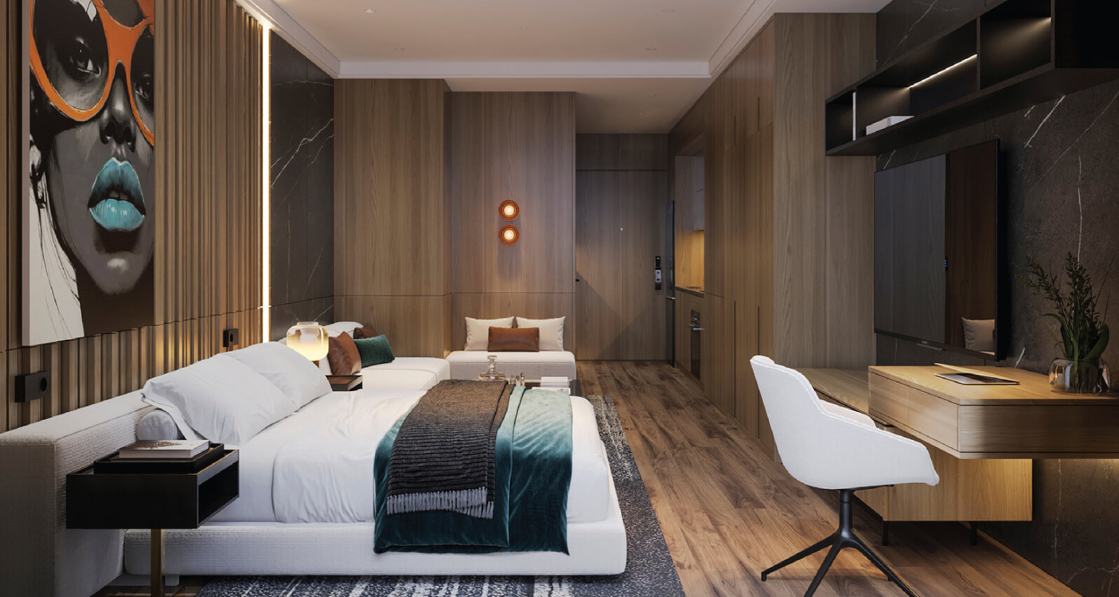 nội thất căn hộ sunshine River Park Ciputra