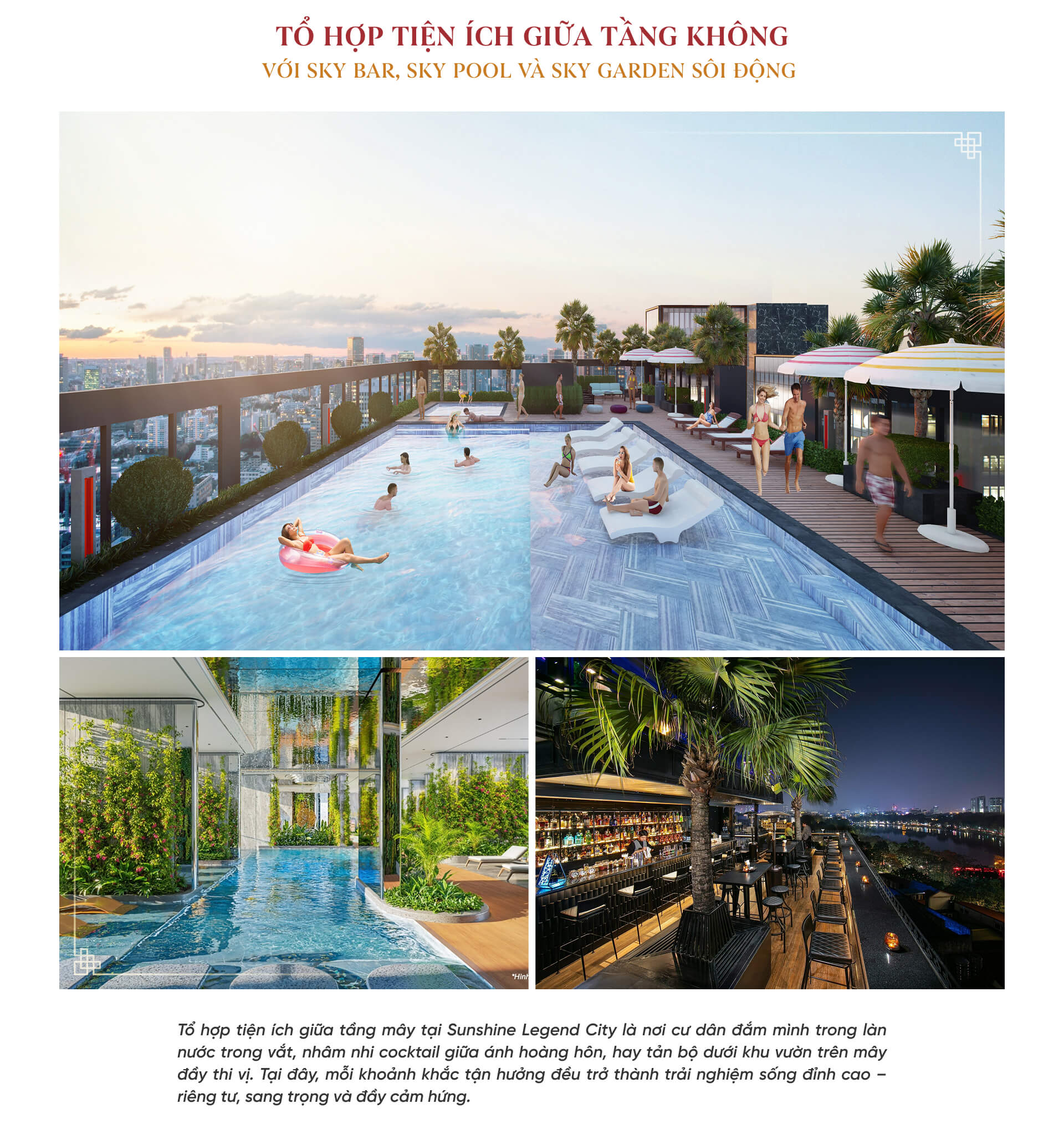 tiện ích dự án sunshine River Park Ciputra