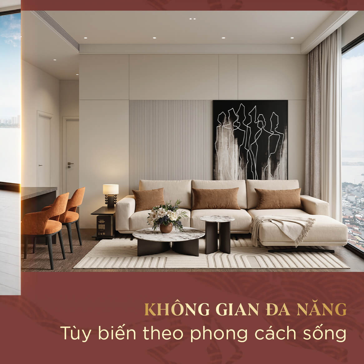 Căn hộ Flex Duo 2 phòng ngủ tại Sunshine River Park